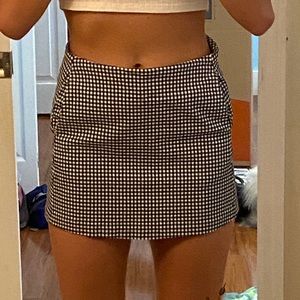 Urban Outfitters Checkered Pocket Skirt